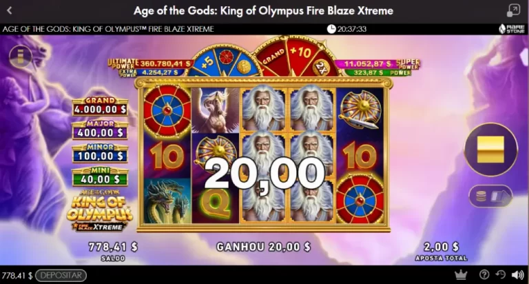 Age of the Gods: King of Olympus Fire Blaze Xtreme – Onde Jogar Online