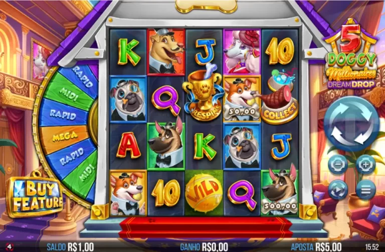 5 Doggy Millionaires Dream Drop – Onde Jogar Online